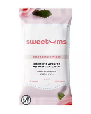 Sweetums Rose Scented Daily Wipes