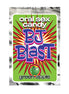 BJ Blast oral sex candy in green apple flavor, packaged in a silver foil pouch with vibrant graphics.
