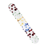 Share Satisfaction Lucent Glass Dildo Flecks
