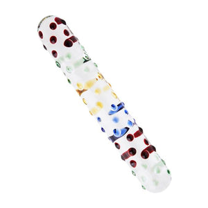 Share Satisfaction Lucent Glass Dildo Flecks