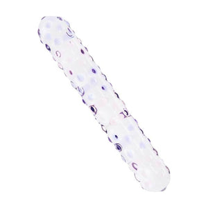Share Satisfaction Lucent Glass Dildo Ribbed