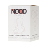Nood Double Shot Double Ended Masturbator Vagina & Anal Clear