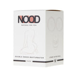 Nood Double Shot Double Ended Masturbator Brown