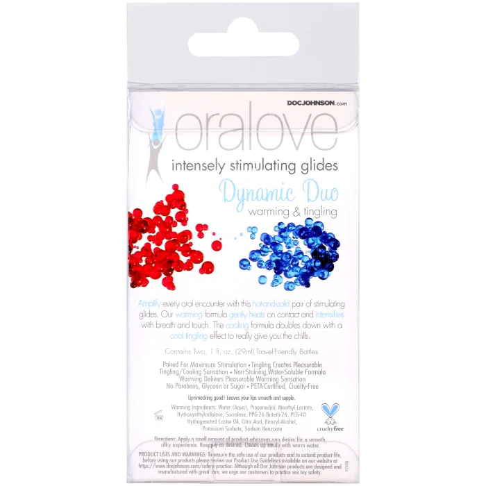 Oralove Dynamic Duo Warming Tingling 2 Pack