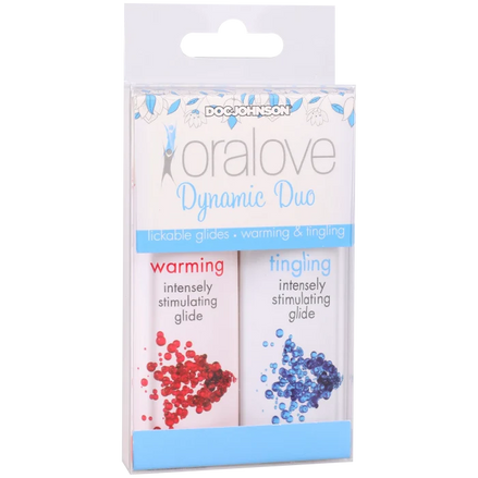 Oralove Dynamic Duo Warming Tingling 2 Pack