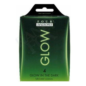 Four Seasons Glow In The Dark Condoms 4 Pack