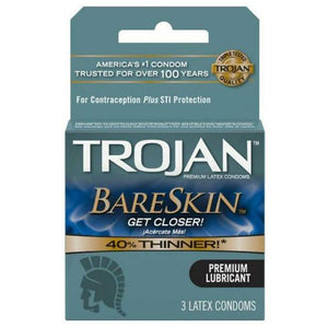 Trojan Bare Skin Condoms 3 Pack