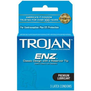 Trojan ENZ Lubricated Condoms 3 Pack
