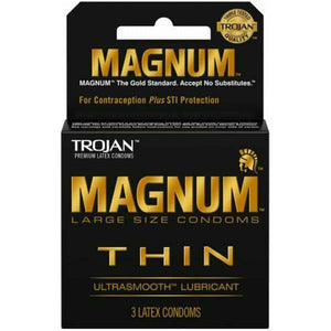 Trojan Magnum Thin Condoms 3 Pack