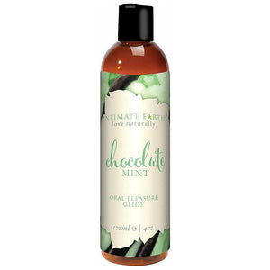 Intimate Earth Chocolate Mint Natural Flavours Glide 120ml