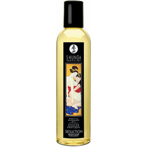 Shunga Massage Oil Seduction Midnight Flower