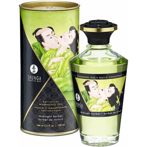 Shunga Warming Aphrodisiac Oil Midnight Sorbet 100ml