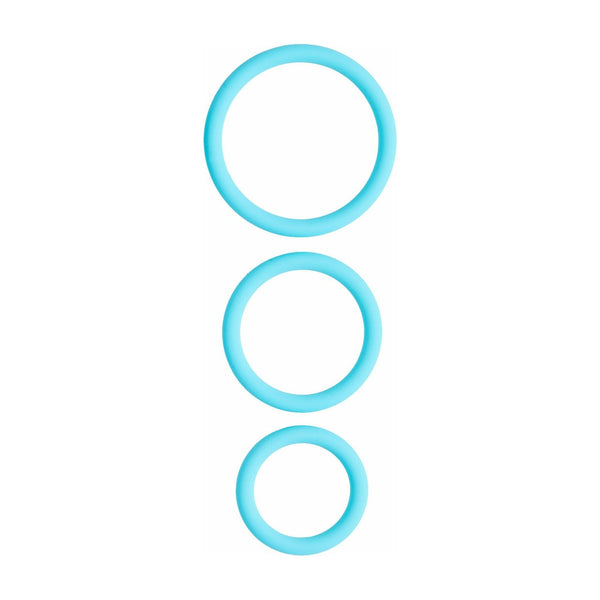 Share Satisfaction Stamina Cock Ring Set Of 3