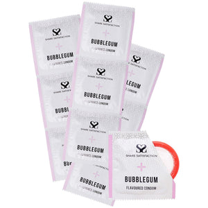 Share Satisfaction Flavoured Condoms Bubblegum 100 Pack