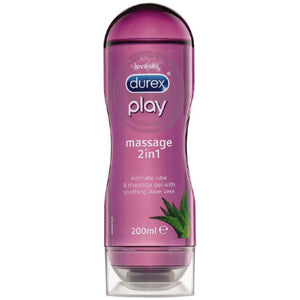 Durex 2 In 1 Aloe Vera Massage Lubricant 200ml