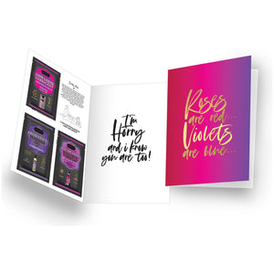 Kama Sutra Naughty Notes Roses Are Red Greeting Card