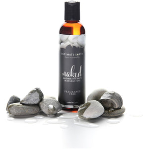 Intimate Earth Naked Unscented Massage Oil 240ml