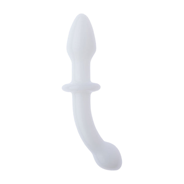 Share Satisfaction Lucent Pearl Double Ended Glass Massager