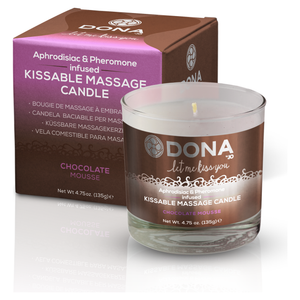 Dona Kissable Massage Candle Chocolate Mousse 135g