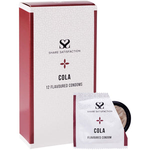 Share Satisfaction Flavoured Condoms Cola 12 Pack