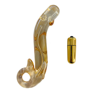 Share Satisfaction Lucent Nessa Vibrating Glass Massager