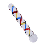 Share Satisfaction Lucent Trinity Textured Glass Massager
