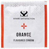 Share Satisfaction Flavoured Condoms Orange 3 Pack