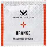 Share Satisfaction Flavoured Condoms Orange 100 Pack