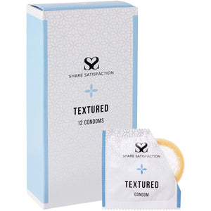 Share Satisfaction Textured Condoms 12 Pack