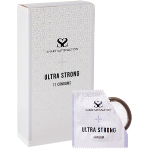 Share Satisfaction Ultra Strong Condoms 12 Pack